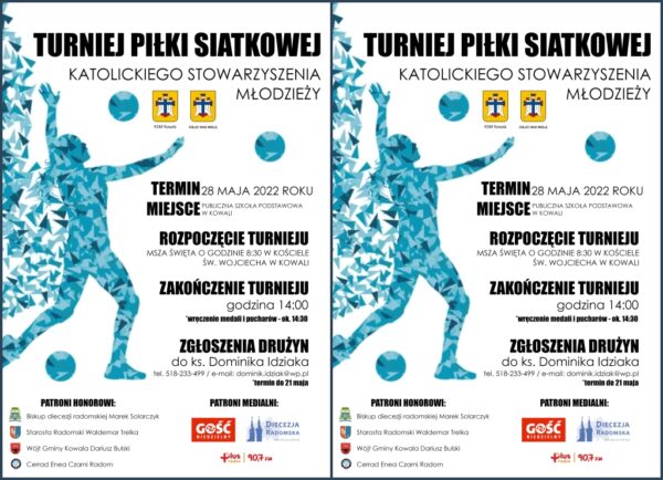 Turniej Piłki Siatkowej Katolickiego Stowarzyszenia Młodzieży @ KSM w Kowali | Kowala-Stępocina | Mazowieckie | Polska