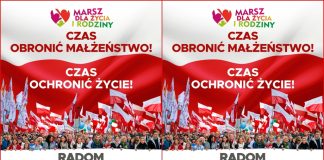 Zapraszamy na XIV Marsz dla Życia i Rodziny